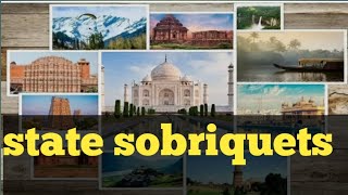 😱Sobriquets  state Sobriquets 😱 [upl. by Aihseuqal]