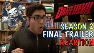 DAREDEVIL SEASON 2 FINAL TRAILER REACTION [upl. by Ilatfen883]