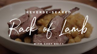 Reverse Seared Rack of Lamb [upl. by Eyllek]