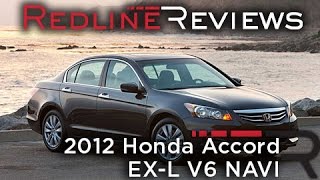 2012 Honda Accord EXL V6 NAVI Walkaround Exhaust Review and Test Drive [upl. by Ennis]