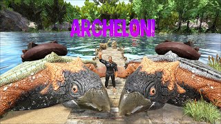 ARK Additions Archelon  Архелон обзор по приручению Скрытые способности [upl. by Anestassia]