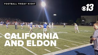 California wins thrilling game over Eldon 3326 on homecoming [upl. by Yerdua639]