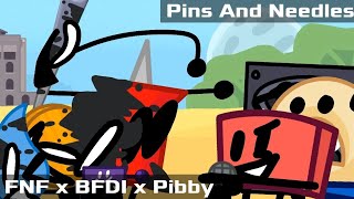 Old FNF x BFDI x Pibby Concept  Vs WOAH Bunch  Pins And Needles Remastered [upl. by Assina]