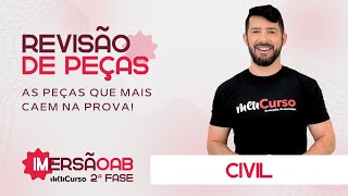 Imersão OAB 2ª Fase Civil do 41º Exame de Ordem  Treino de Peças  MeuCurso  AO VIVO [upl. by Nylram]