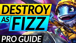 The ULTIMATE FIZZ Guide  SECRET Tricks Combos and Builds YOU NEED  LoL Challenger Mid Tips [upl. by Zsa]