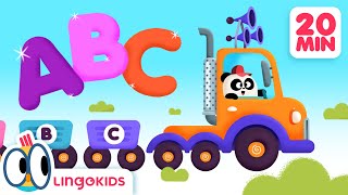 ABC TRUCK SONG 🛻🎶  More Songs for Kids  Lingokids [upl. by Volnak329]