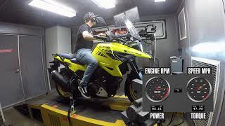 2020 Suzuki VStrom 1050XT Dyno [upl. by Kensell621]