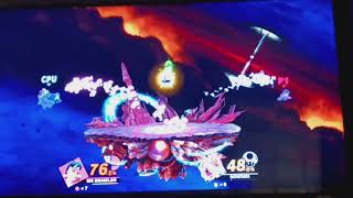 Super Smash Bros Ultimate CPU Bowser Level 9 VS Player Mii Brawler 👤🤜💥🐢 [upl. by Kalli]