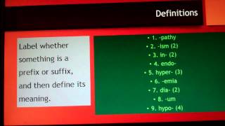 Medical Terminology Lesson 2 Quiz [upl. by Homerus]