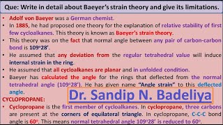 Baeyers Strain Theory [upl. by Apur252]