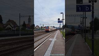 Vier Zugsichtungen beim Bahnhof Rupperswil [upl. by Lenaj]