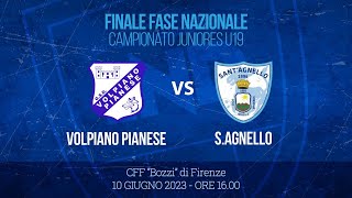 Volpiano PianeseSantAgnello Finale Scudetto Juniores U19 20222023 [upl. by Ibur]