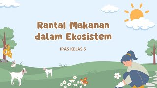 MEDIA PEMBELAJARAN INTERAKTIF MPI PEMBATIK LEVEL 3  RANTAI MAKANAN DALAM EKOSISTEM  KELAS 5 [upl. by Eeladnerb]