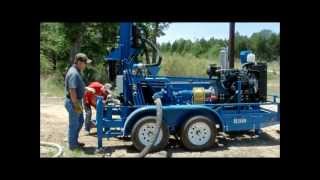 RockBuster R100 Portable Water Well Drilling Rig [upl. by Tenneb]