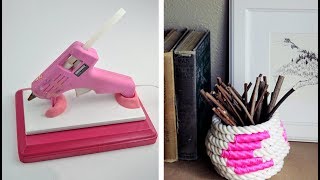 40 Awesome Hot Glue Gun Decor Ideas [upl. by Tootsie]