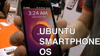 Ubuntu Linux OS for smartphones  first look [upl. by Jonina28]