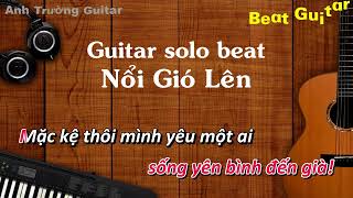 Karaoke Nổi Gió Lên  Phan Như Thùy Guitar Solo Beat Acoustic  Anh Trường Guitar [upl. by Garvey]