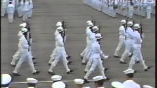 US Navy Recruit Graduation  NTC San Diego California September 13 1989 part3 [upl. by Nuarb869]