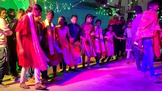 jhinik jhipir sari bande ched ked new santali video 2024 viral nil muni 2 santali cover dance for [upl. by Nwahsyd]