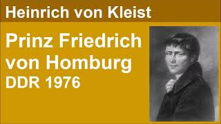 Prinz Friedrich von Homburg  Heinrich von Kleist  Hörspiel DDR 1976 [upl. by Gordy]