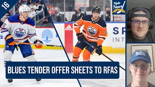 The St Louis Blues tender offer sheets and make a trade  16 [upl. by Landes505]