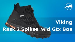 Ботинки Viking Rask 2 Spikes Mid Gtx Boa Обзор [upl. by Gniw983]