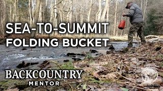 Sea to Summit 10 Liter Folding Bucket  Gear Review [upl. by Anitnegra]