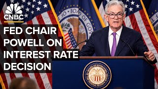 Federal Reserve Chair Jerome Powell speaks after Fed holds interest rates steady — 1312024 [upl. by Eeb299]