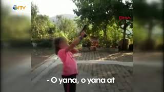 NTV  Küçük kıza zorla ateş ettirdi [upl. by Nizam682]