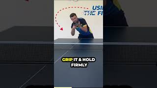 Why to hold your racket properly in Table Tennis  Ping pong tabletennis olympics pingpong [upl. by Aneed]