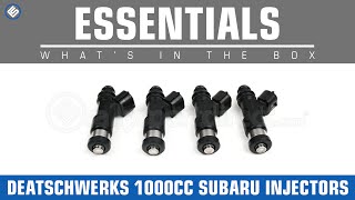 Deatschwerks 1000cc Subaru WRXSTI Injectors Whats in the Box [upl. by Nonnahc]