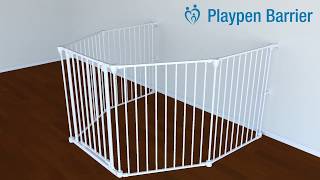 Playpen Barrier Installation  Perma Child Safety™ [upl. by Inhoj256]