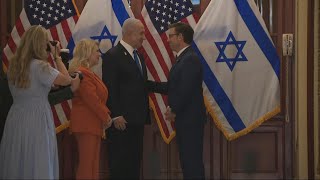 House Speaker welcomes Netanyahu to US Capitol ahead of address [upl. by Bracci624]