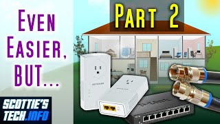 No more WiFi Part 2 Home Powerline Networking and MoCA [upl. by Aiuqal]