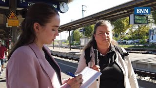 Wie erlebt eine blinde Frau den Rastatter Bahnhof [upl. by Elirpa]