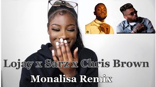 MONALISA  LOJAY X SARZ X CHRIS BROWN  Reaction Video  Schellinx [upl. by Nnaillij55]