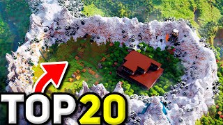 TOP 20 BEST NEW SEEDS For MINECRAFT 121 Minecraft Bedrock Edition Seeds [upl. by Hsihsa]