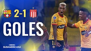 GOLES DE BARCELONA vs ESTUDIANTES DE LA PLATA  PLAYOFF  CONMEBOL SUDAMERICANA 2023 [upl. by Anovad]