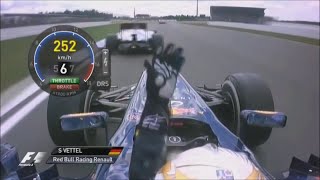 Sebastian Vettel angry at Lewis Hamilton [upl. by Acira]