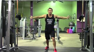 Cable Fly  HASfit Upper Chest Exercise Demonstration  Chest Fly  Cable Flys  Pectoral Fly [upl. by Ellennej]