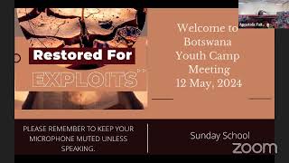 Botswana Annual Youth Camp Sunday School 12052024 [upl. by Amla]