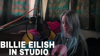 Billie Eilish In Studio [upl. by Acinomal498]