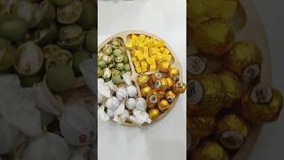 Filling platter with sweets ASMR asmr chocolate platter food [upl. by Ferne]