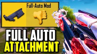 USING M16 FULL AUTO ATTACHMENT  PUBG Mobile [upl. by Jourdan]