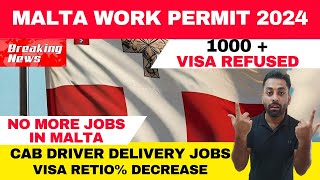 Dont Apply Malta 🇲🇹 Work permit  Matla Work permit for indian Malta Work Visa [upl. by Torrence]