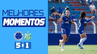 🦊⚽ MELHORES MOMENTOS  AsCabulosas Cruzeiro 5 x 1 Uberlândia [upl. by Anirtik]