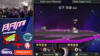 Bam 7 Melee Pools  TSM  Leffen vs SheepGoBeep [upl. by Limhaj]