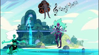 Steven Universe  Alexandrite vs Malachite Obsidian Theme  Mega Leaf Blade  stevenuniverseedit [upl. by Craddock534]