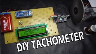 How to make Arduino based Digital Tachometer │RPM Counter simple DIY tutorial [upl. by Lartnom]