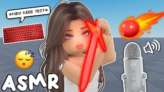 roblox asmr 🌙 BLADE BALL BUT ITS KEYBOARD ASMR [upl. by Ahsienot742]